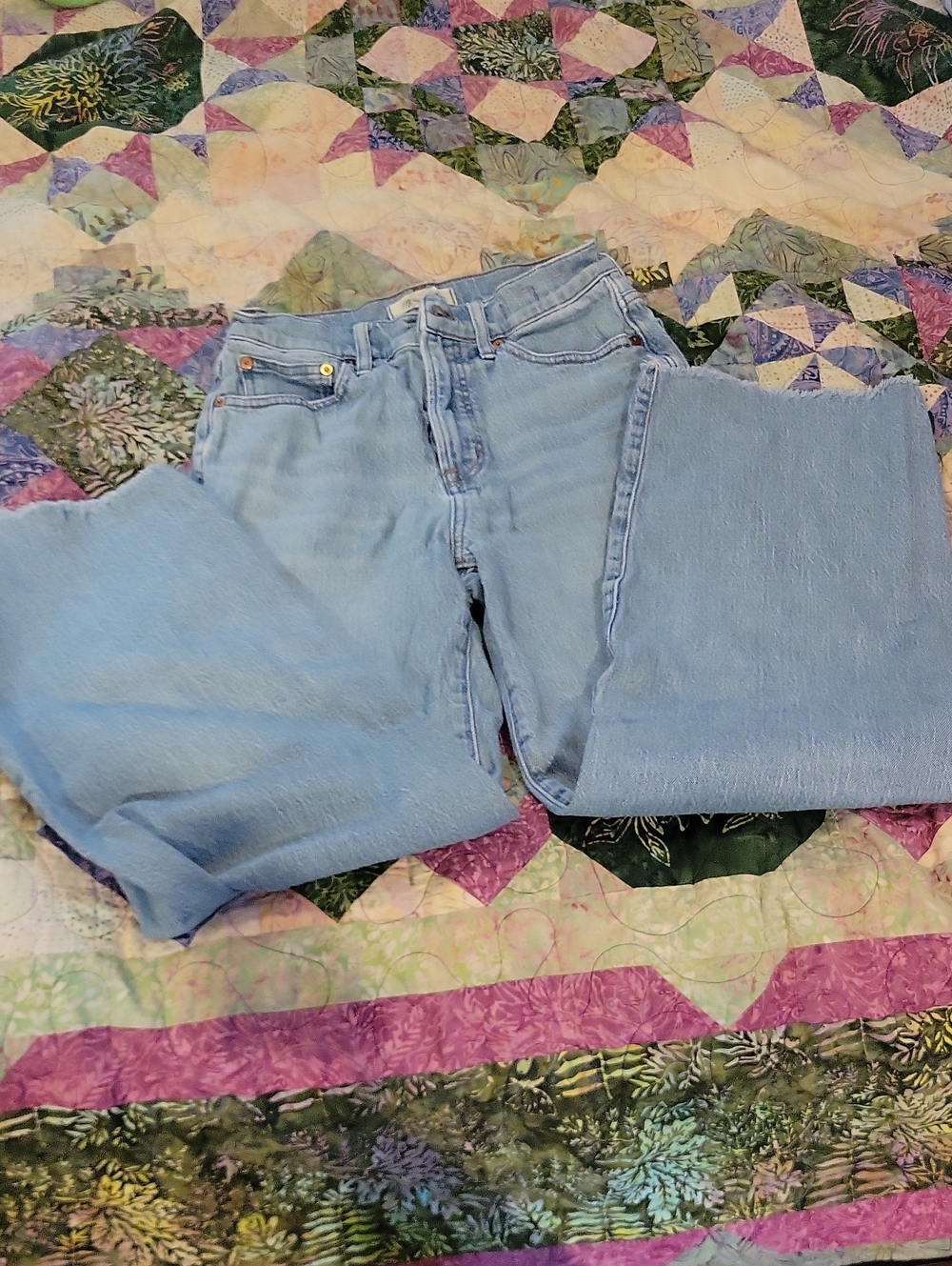 Madewell Light Blue Straight-Leg Jeans